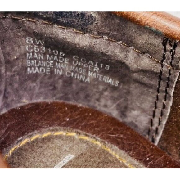 B.O.C. Womens CAROLANN Brown Leather Bow Slip On Flats Loafer Shoes Size 8 W - Picture 12 of 16